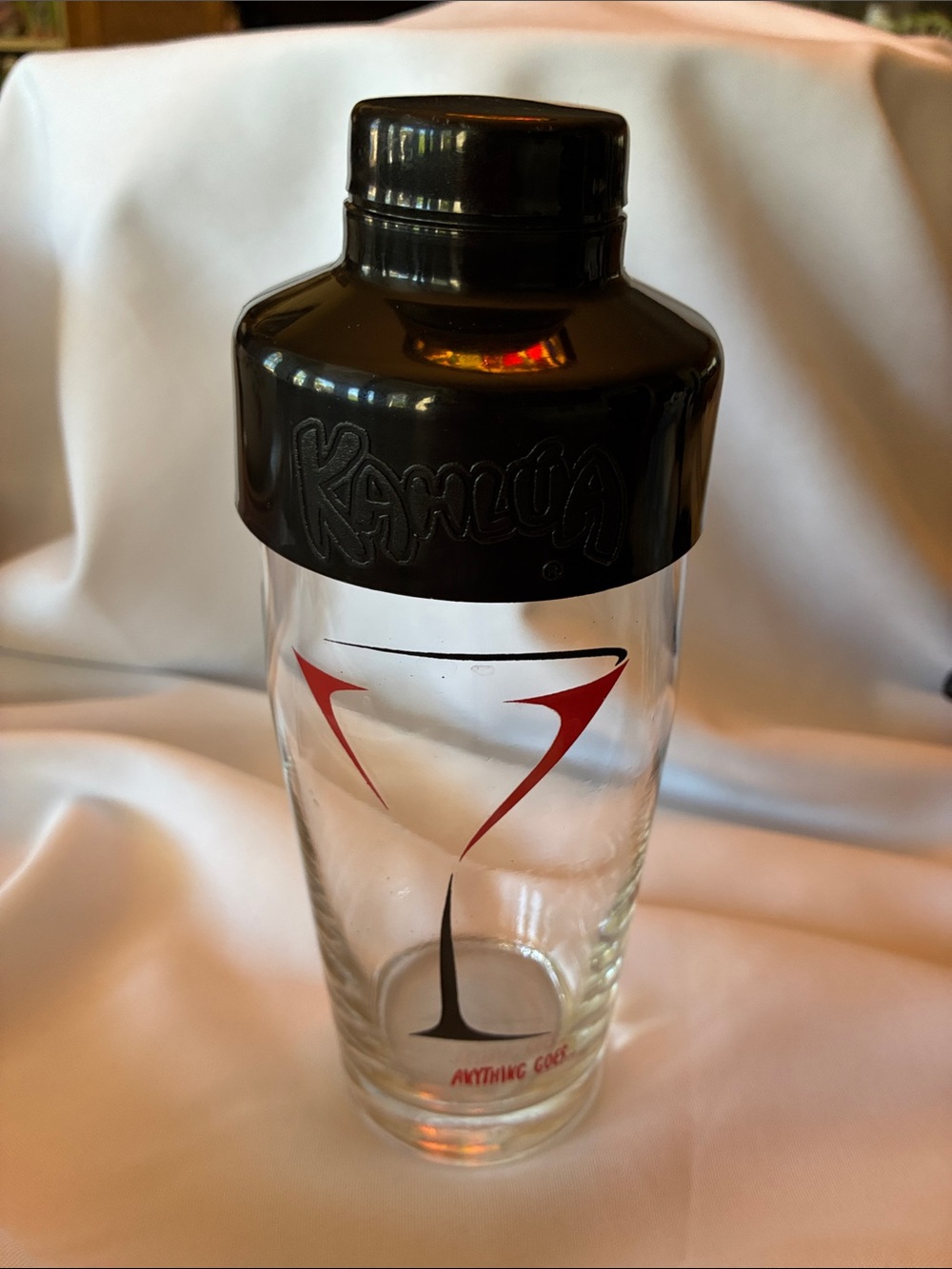 Kahlua Cocktail Shaker with Red Martini Graphic